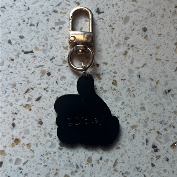 Disney Mickey Mouse- White Hand Charm Keychain with gold accents - Picture 2 of 2